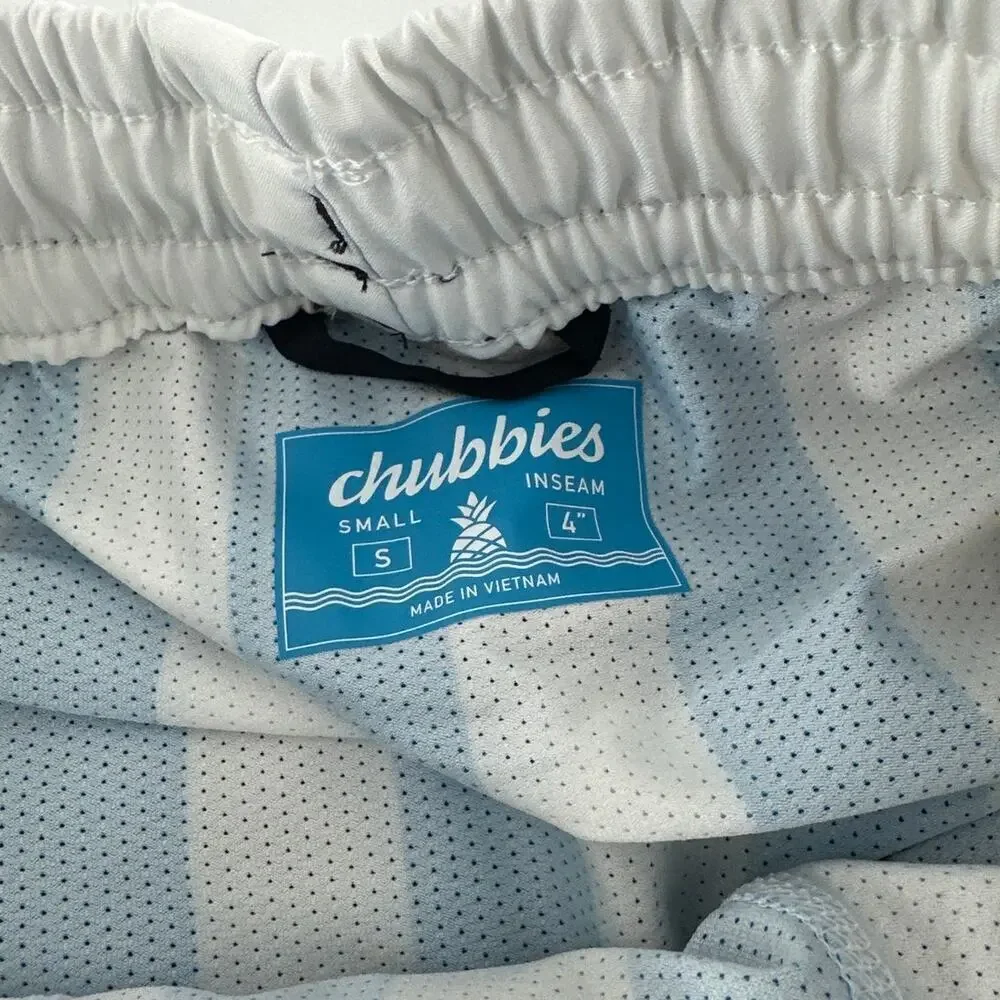 Chubbies Black The Under the Capes Lined Classic Swim Trunk Size S
